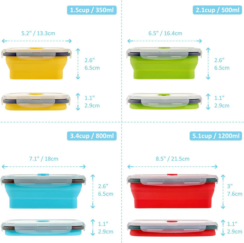 4 Sizes Collapsible Food Storage Containers with Airtight Lid (2).jpg