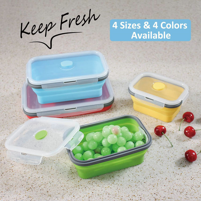 4 Sizes Collapsible Food Storage Containers with Airtight Lid (7).jpg