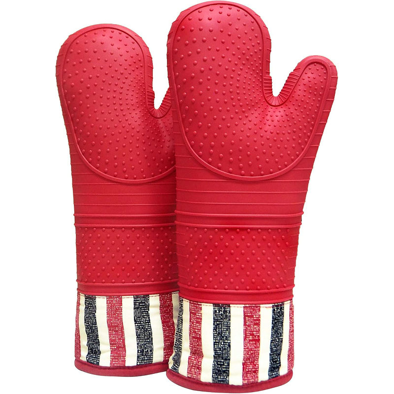 Silicone Heat Resistant 550°F/287℃ Oven Mitt