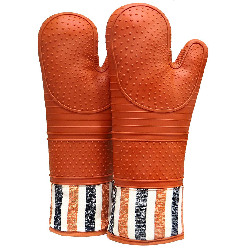 Silicone Heat Resistant 550°F/287℃ Oven Mitt