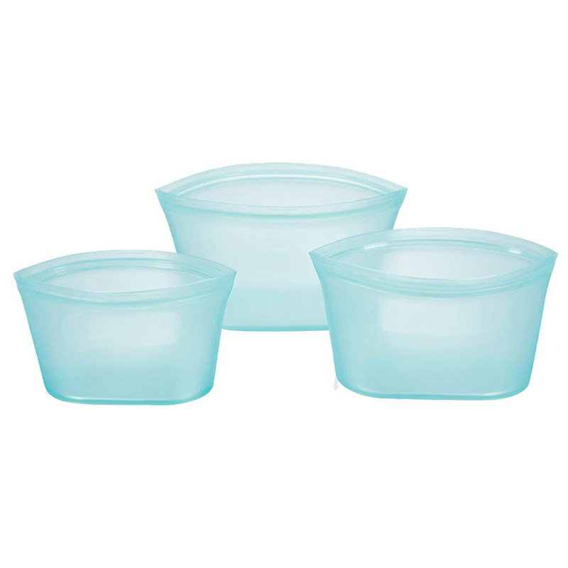 3 Sizes Reusable 100% Silicone Food Storage Bags