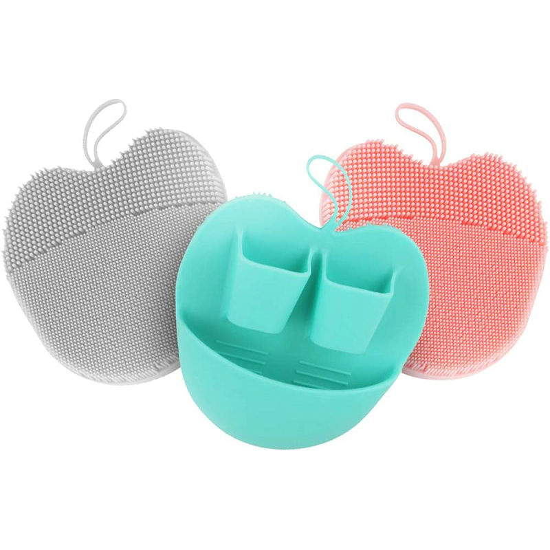 Silicone Facial Cleansing Brush Massage Scrubber Pad
