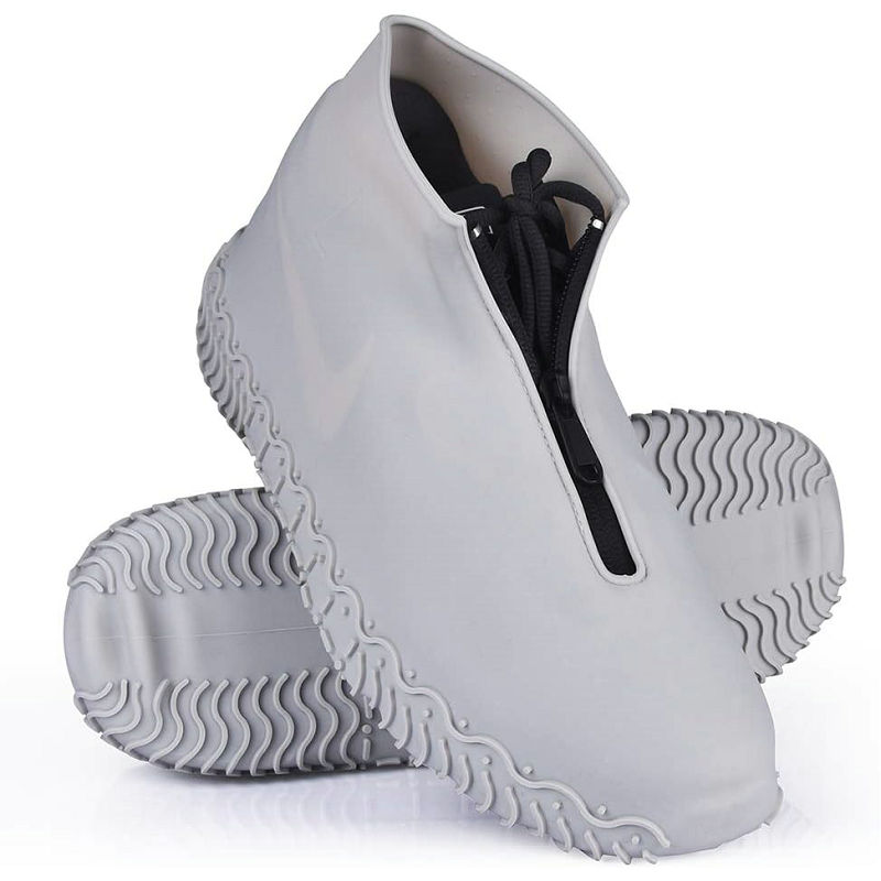 Silicone Reusable  Waterproof Shoe Covers (Grey)