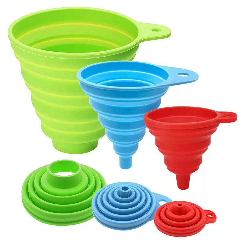 Collapsible Food Grade Silicone Funnel