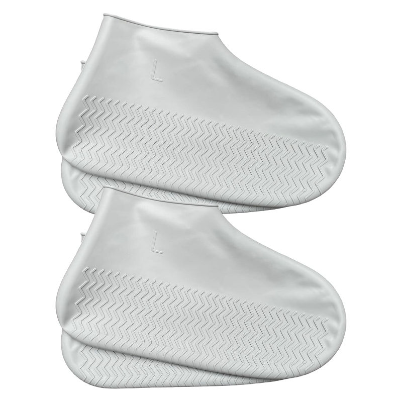 Waterproof Silicone Non-slip Shoe Covers (Grey)