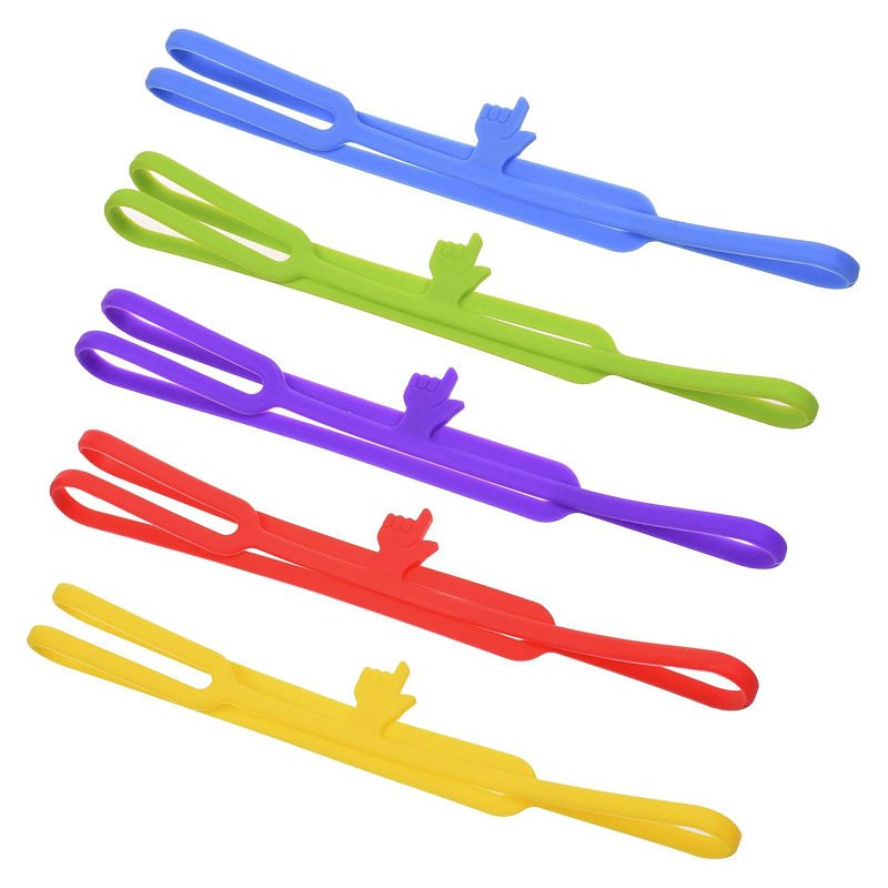  Silicone Finger Point Bookmarks