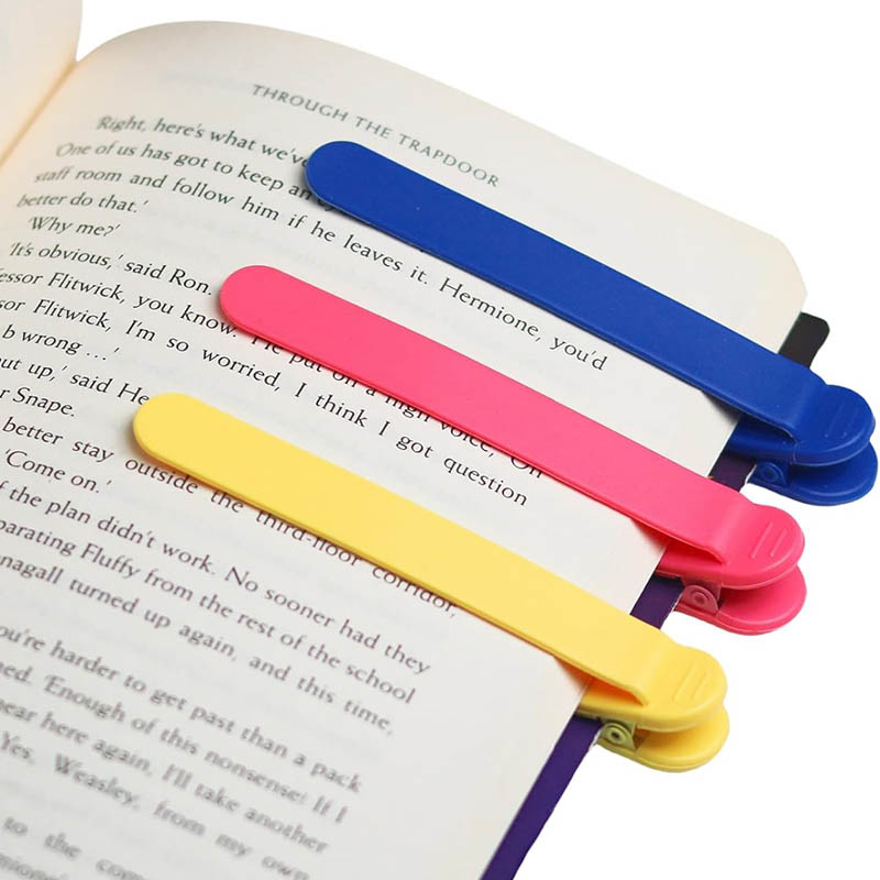 Silicone Automatic Bookmarks