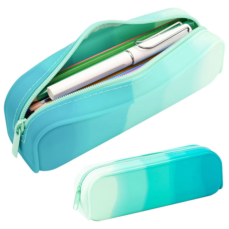 Colorful Silicone Waterproof Pencil Pouch Case