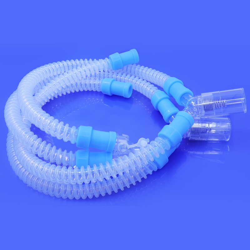 Silicone Medical Ventilator Circuits Tube