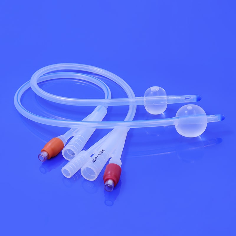 Silicone Medical 3-way Foley Catheter