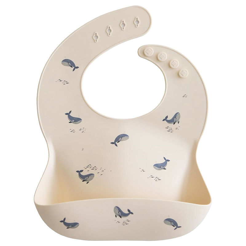 Food Grade Waterproof Silicone Baby Bib