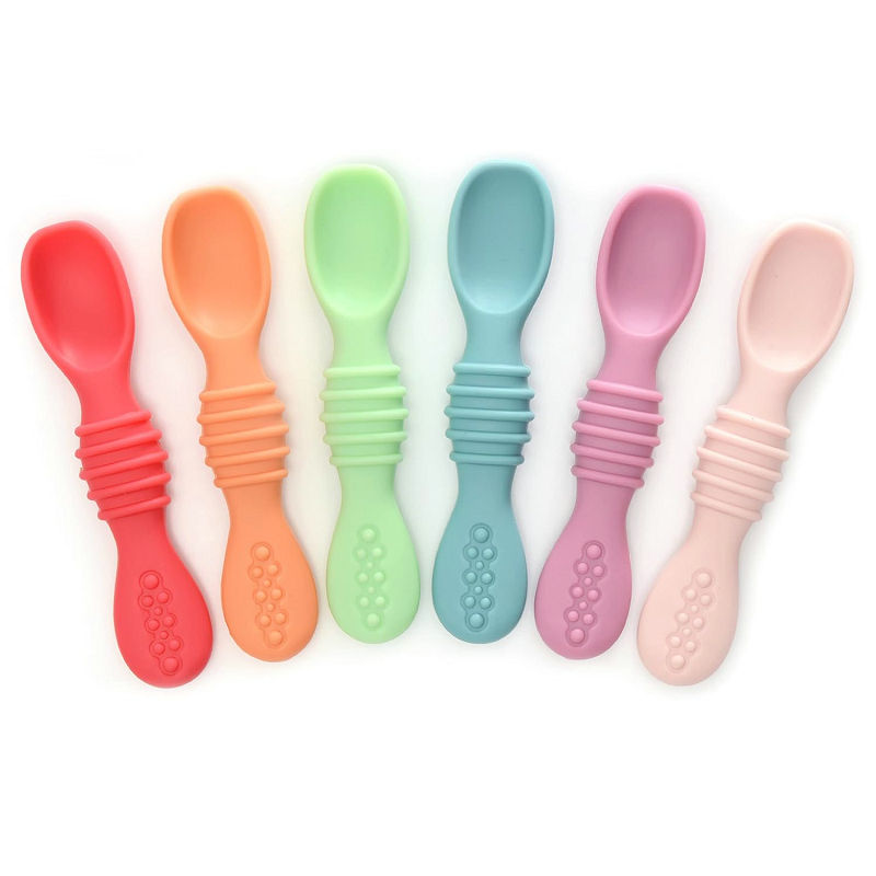 Food Grade Silicone Baby Spoon 
