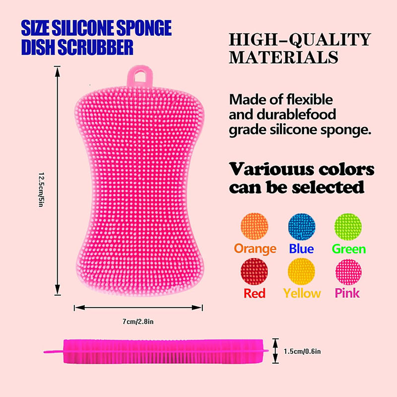 Silicone Sponge Dish Washing Kitchen Scrubber (6).jpg