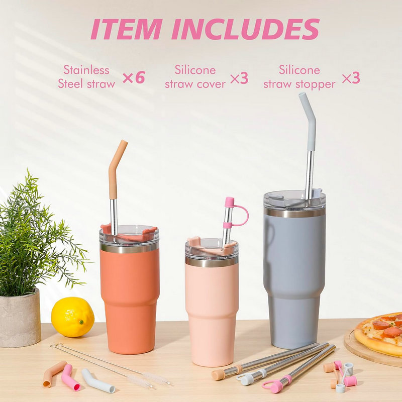 Reusable Stainless Steel Straws with Silicone Stoppers (9.jpg