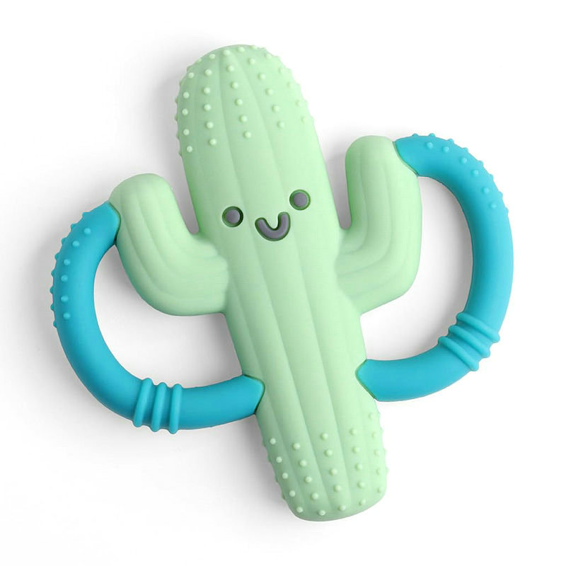 Cactus-Shaped Baby Teether with Handles