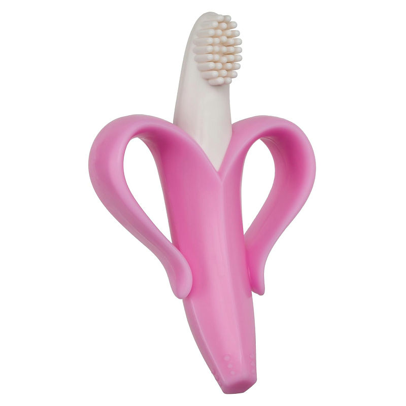 Food Grade Banana Toothbrush Teether for Baby