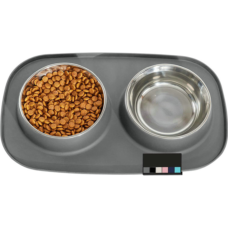 Waterproof BPA Free Pets Silicone Feeding Set
