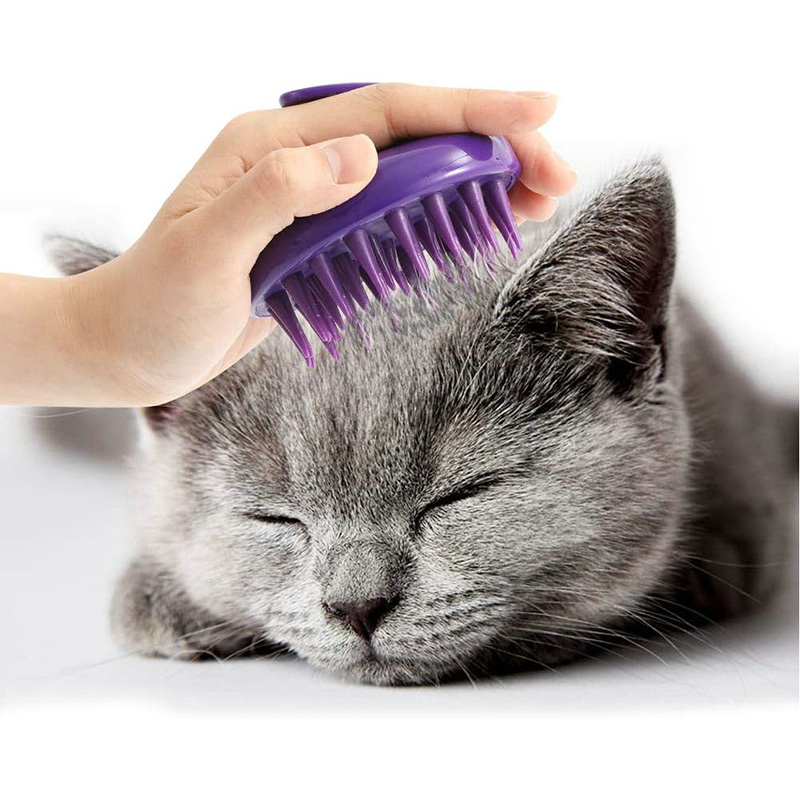 Cat Brush with Soft Rubber Pins